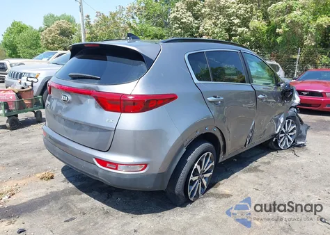 2018 Kia Sportage Ex из США, поврежденный, VIN KNDPNCAC6J7401698